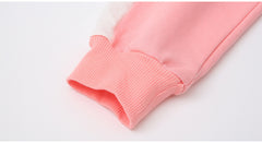 AO0505-01 بدلة رياضة قطنية دافئة عالية الجودة تتكون من قطعتين ( سترة+ بنطلون)