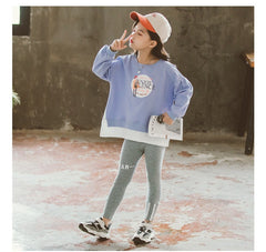 AO0505-07 بدلة رياضة قطنية عالية الجودة قطعتين ( بلوزة + بنطلون فيزون) ربيعية خريفية