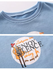 AO0505-07 بدلة رياضة قطنية عالية الجودة قطعتين ( بلوزة + بنطلون فيزون) ربيعية خريفية