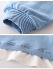 AO0505-07 بدلة رياضة قطنية عالية الجودة قطعتين ( بلوزة + بنطلون فيزون) ربيعية خريفية