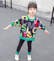 AO0505-12 بدلة رياضة قطنية ( سترة + بنطلون) دافئة للربيع والخريف