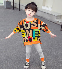 AO0505-12 بدلة رياضة قطنية ( سترة + بنطلون) دافئة للربيع والخريف