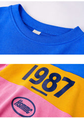 AO0505-29 بدلة رياضية سبورت بناتي قطنية ( بلوزة فلو + فيزون ) جودة عالية