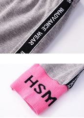 AO0505-29 بدلة رياضية سبورت بناتي قطنية ( بلوزة فلو + فيزون ) جودة عالية