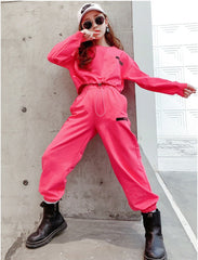 AO0505-74 بدلة سبورت عصرية قطنية ( بلوزة + بنطلون) ستايل جديد وجودة عالية