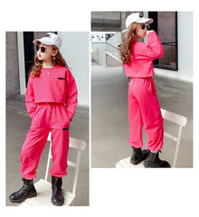 AO0505-74 بدلة سبورت عصرية قطنية ( بلوزة + بنطلون) ستايل جديد وجودة عالية