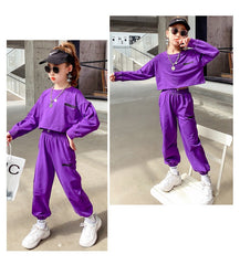 AO0505-74 بدلة سبورت عصرية قطنية ( بلوزة + بنطلون) ستايل جديد وجودة عالية