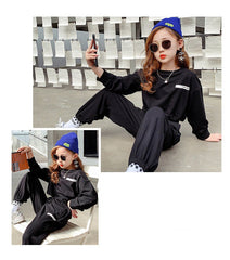 AO0505-74 بدلة سبورت عصرية قطنية ( بلوزة + بنطلون) ستايل جديد وجودة عالية