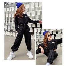 AO0505-74 بدلة سبورت عصرية قطنية ( بلوزة + بنطلون) ستايل جديد وجودة عالية