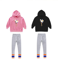 AO0505-87 طقم قطن قطعتين ( بلوزة + بنطلون فيزون )