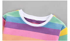 AO0507-36 طقم أفرهول بجي قطعتين ( بلوزة قطنية دافئة + أفرهول كتان)