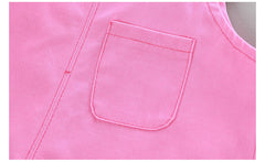 AO0507-36 طقم أفرهول بجي قطعتين ( بلوزة قطنية دافئة + أفرهول كتان)