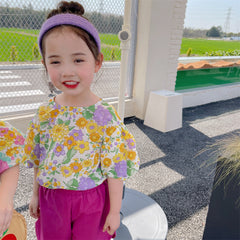 AO0507-44  بلوزة صيفية موردة