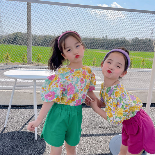 AO0507-44  بلوزة صيفية موردة