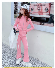 AO0507-53 طقم سبورت قطعتين ( جكيت + بنطلون)