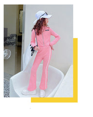 AO0507-53 طقم سبورت قطعتين ( جكيت + بنطلون)