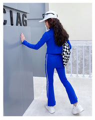 AO0507-53 طقم سبورت قطعتين ( جكيت + بنطلون)