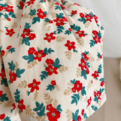 AO0507-60 طقم بناتي صيفي شورت بجي قطعتين ( بلوزة + شورت جينز)