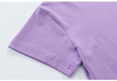 AO0507-78 طقم تنورة قطعتين ( بلوزة قطنية + تنورة موردة ناعمة )