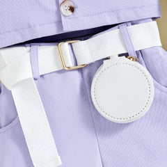 AO0507-101 طقم شورت 3 قطع ( جكيت + شورت+ حقيبة)