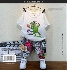 AO0507-107 طقم سبورت ولادي قطعتني ( بلوزة + بنطلون )