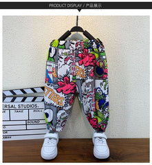 AO0507-107 طقم سبورت ولادي قطعتني ( بلوزة + بنطلون )