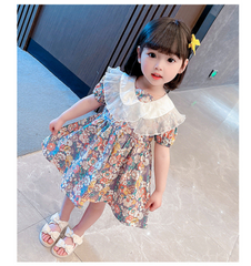 AO0507-108 فستان مورد بناتي بارد للصيف