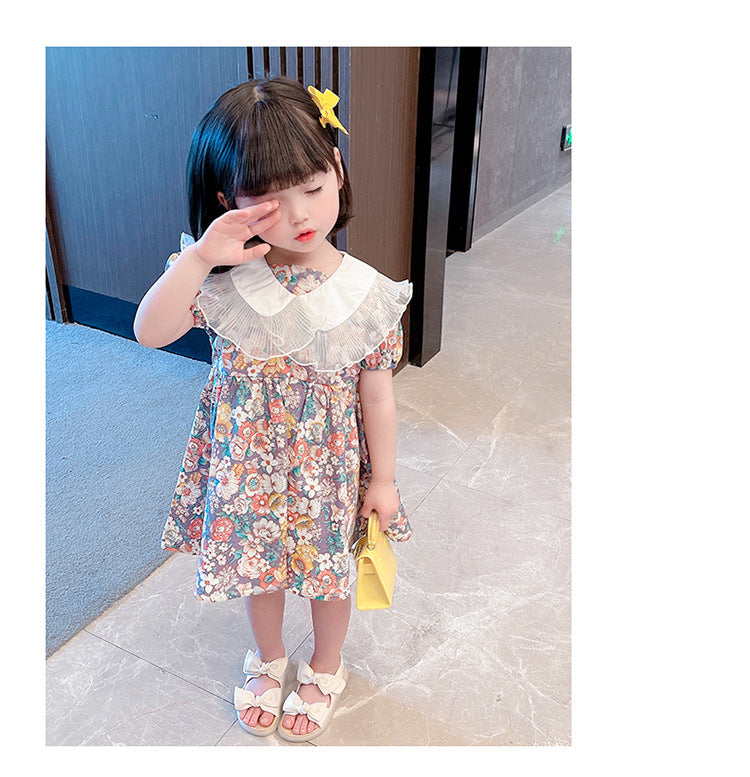 AO0507-108 فستان مورد بناتي بارد للصيف