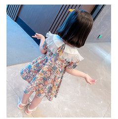 AO0507-108 فستان مورد بناتي بارد للصيف