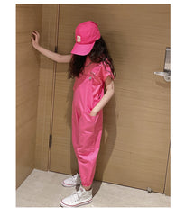 AO0507-109 طقم أفرهول كتان ( بلوزة قطن + أفرهول كتان ناعم )