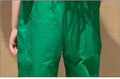 AO0507-109 طقم أفرهول كتان ( بلوزة قطن + أفرهول كتان ناعم )