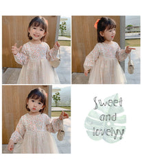AO0507-110 فستان مورد ناعم مزين بالدانتيل