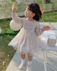 AO0507-110 فستان مورد ناعم مزين بالدانتيل