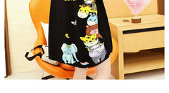 AO0524-12 بلوزة قطنية قصة واسعة