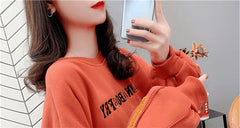 AO0524-14 بلوزة قطنية خريفي مقاسات وافية من 42-48