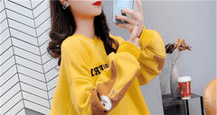 AO0524-14 بلوزة قطنية خريفي مقاسات وافية من 42-48