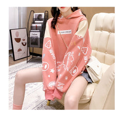 AO0524-15 بلوزة شتوي بناتي مبطنة فرو