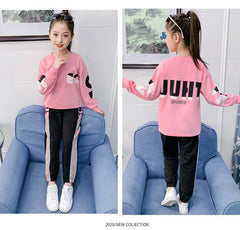 AO1023-59 طقم سبورت( بلوزة + بنطلون)