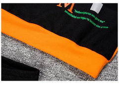 AO0508-110 طقم رياضة قطني قطعتين ( بلوزة + بنطلون)