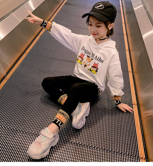 AO1023-50 طقم سبورت قطني ( بلوزه + بنطلون)