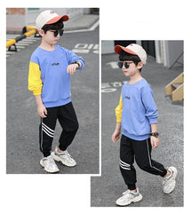 AS-1523B طقم بيكاتشو قطني ( بلوزة قطنية + بنطلون رياضي)