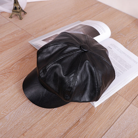 طاقية جلد اصلي قابلة للتكبير والتصغير