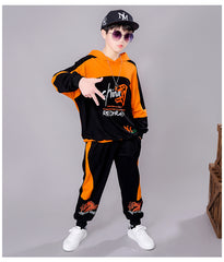 AO0508-110 طقم رياضة قطني قطعتين ( بلوزة + بنطلون)