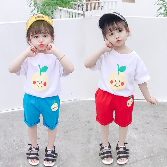 AO0304-85 طقم سبورت بناتي قطعتين ( بلوزة + بنطلون )