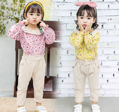 AS-1306G طقم كتان ( بلوزة كتان ناعم + بنطلون كتان ناعم)