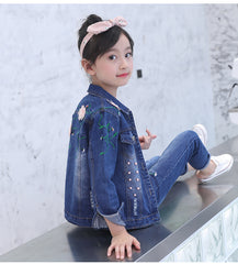 AS-1345G طقم جينز ( جكيت + بنطلون)