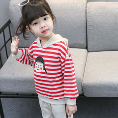 AS-1493G طقم بناتي قطني قطعتين ( بلوزة + بنطلون )