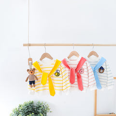 AS-1558B طقم بناتي قطعتين ( بلوزة مع لفحتها + بنطلون جينز)