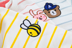 AS-1558B طقم بناتي قطعتين ( بلوزة مع لفحتها + بنطلون جينز)