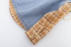 AS-1566B طقم ولادي 3 قطع ( قميص+ فست جينز+ بنطلون كتان)